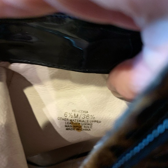 Vince Camuto Calf Hair Heel Open Toe Booties Size 61/2 - Picture 6 of 8